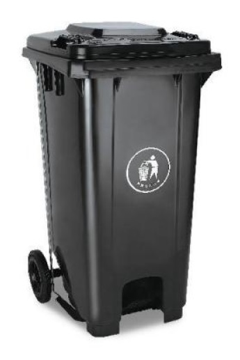 BASURERO 100L PLAST C/T PEDAL CX1