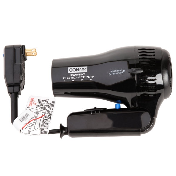 BLOWER MANO NEGRO CONAIR M/ABATIBLE C/RETRACTIL CX1