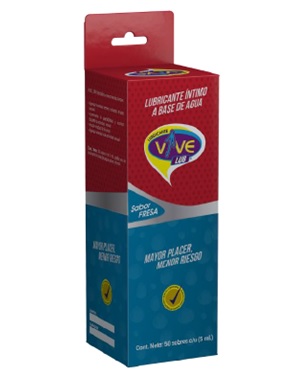 LUBRICANTE SACHET FRESA VIVE CX50