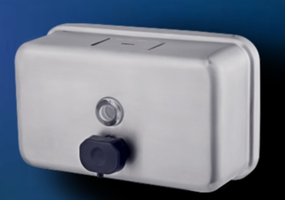 DISPENSADOR MANUAL HORIZONTAL 1000ML ACERO INOX CX1