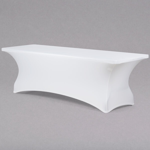 MANTEL BLANCO RECTANGULAR SPANDEX CX1