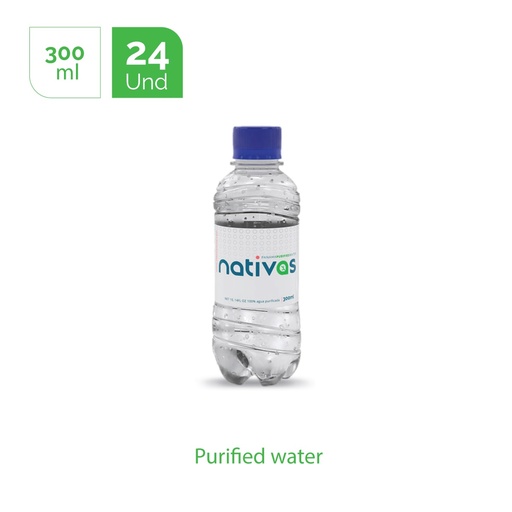[AGUA 300ML] BOTELLA AGUA 300ML CX24