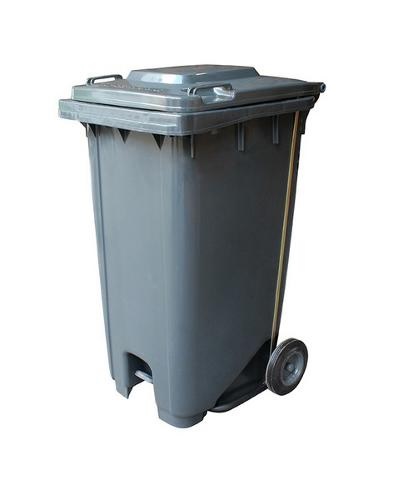 [BAS-120L C/T GR] BASURERO 120L PLAST C/T PEDAL GR CX1