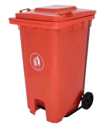 [BAS-120L C/T RO] BASURERO 120L PLAST C/T PEDAL RO CX1