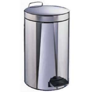 [BAS-12L C/T P RD] BASURERO 12L METAL RD C/T GENERICO CX1