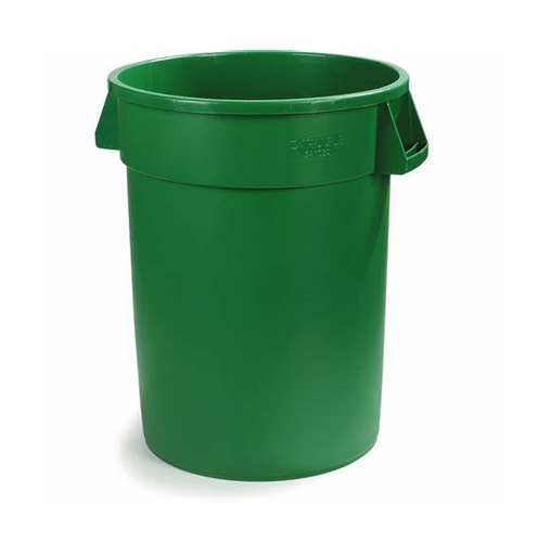 [BAS-200L C/T RD V] BASURERO 200L PLAST C/T RD VERDE CX1