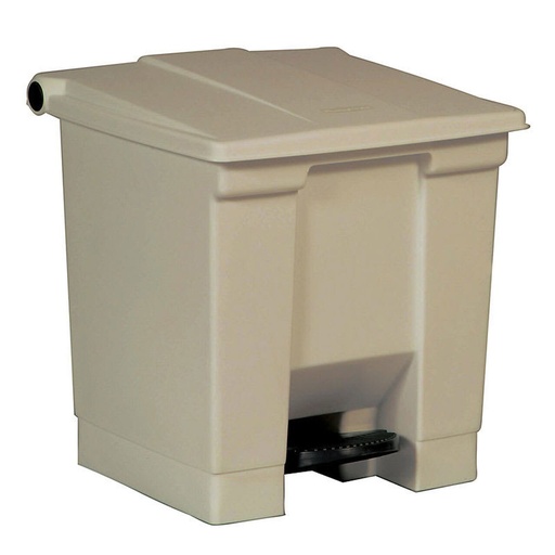 [BAS-30L C/T P] BASURERO 30L PLASTI C/T P CREMA CX1