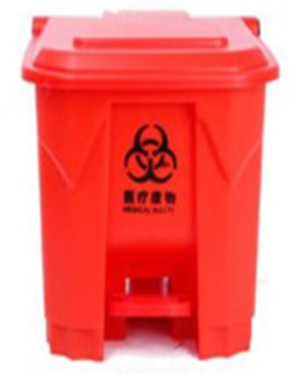 [BAS-80L C/T P R] BASURERO 80L PLAST C/T P ROJO CX1