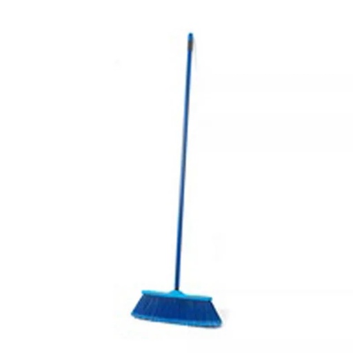 [ESCOBA FIBSINTAZ] ESCOBA FIBRA SINTETICA AZUL CX1