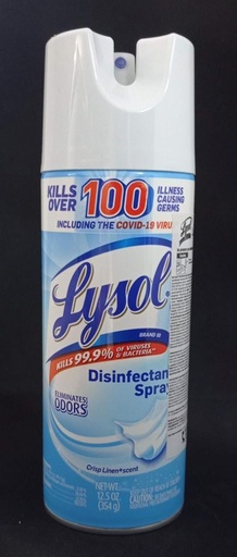 [LYSOL 12.5oz] AEROSOL DESINFECTANTE SPRAY CX1