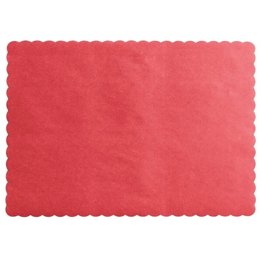 [MANTEL-DES ROJ 10X14] MANTELITO DESECHABLE ROJO CX1000