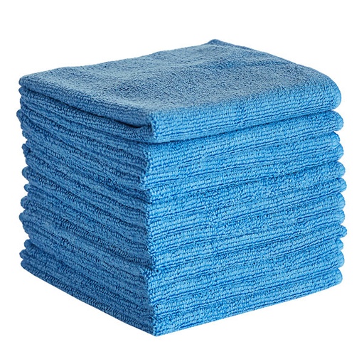[PAÑO AZUL12X12] PAÑO MICROFIBRA AZUL 12X12 CX1