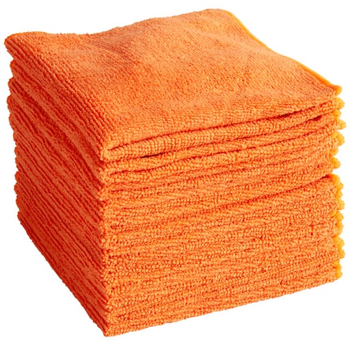 [PAÑO NARANJA 16X16] PAÑO MICROFIBRA NARANJA 16X16 CX1