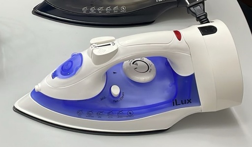 [PL-RT-ILXA/B] PLANCHA iLUX CORDON RETRACTIL AZ/BL CX1