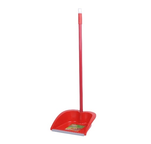 [RECOG-PLAST R] RECOGEDOR BASURA PLASTICO ROJO CX1