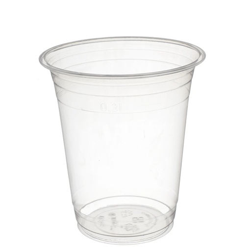 [VASO 12OZ PLAST PLA] VASO 12OZ PLAST TRANS PLA CX1000
