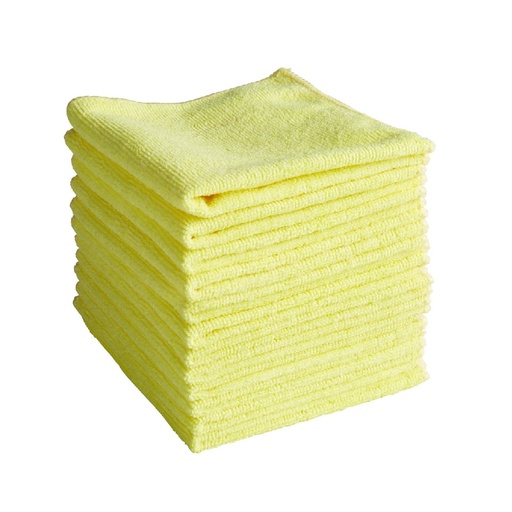 [PAÑO AMARILLO 12X12] PAÑO MICROFIBRA AMARILLO 12X12 CX1