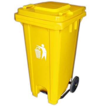 [BAS-120L C/T AM] BASURERO 120L PLAST C/T PEDAL AM CX1